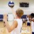 Spieler:innen auf Volleyballfeld